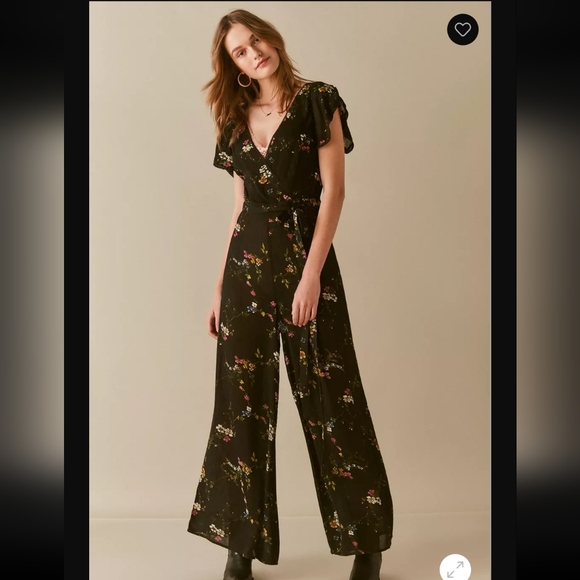 Urban Outfitters Pants - Urban Outfitters Marie Prairie Wrap Jumpsuit, VGUC, Size 6